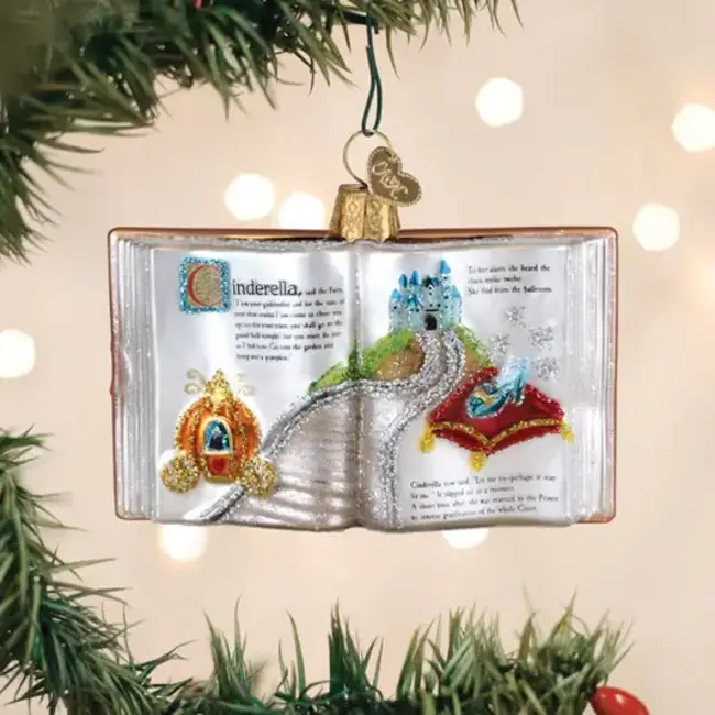 Christmas Ornament - Cinderella Book