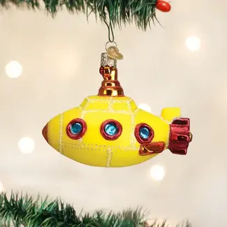 Christmas Ornament - Groovy Submarine