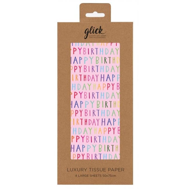 Tissue - Ps Happy Birthday Pink