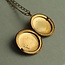 Silk Purse, Sow's Ear Antiqued Brass Bird Locket