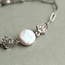 Silk Purse, Sow's Ear Silver Art Deco Freshwater Pearl Chain Bracelet