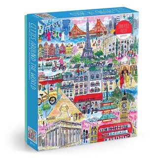 Galison/mudpuppy Cities Around The World – 1000 Piece Michael Storrings