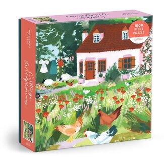 Galison/mudpuppy Puzzle- Cottage Wildflowers 1000 Pieces