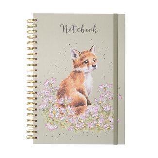 WRENDALE A4 Fox Notebook - Make My Daisy (Green)