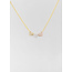 Shirleybird Multi Heart CZ Necklace (more colours)