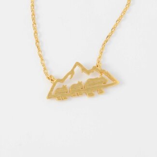Shirleybird Mountain Necklace With Bears (more colours)