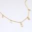 Shirleybird Charm Necklace With Keys/Pearls/Cubic Zirconia (more colours)