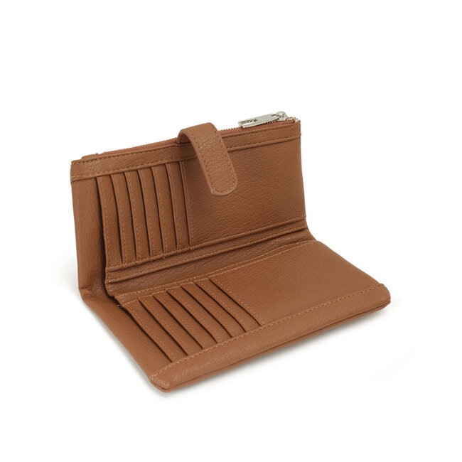 CoLab Luca Compact Wallet in Cortado