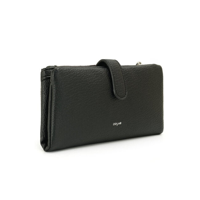 CoLab Luca Compact Wallet in Black