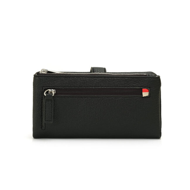 CoLab Luca Compact Wallet in Black