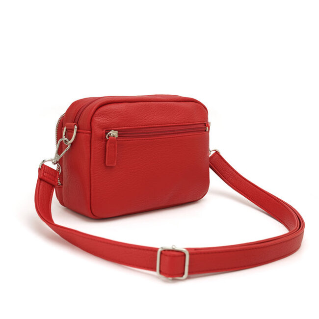 CoLab Jordie Crossbody in Cherry Red