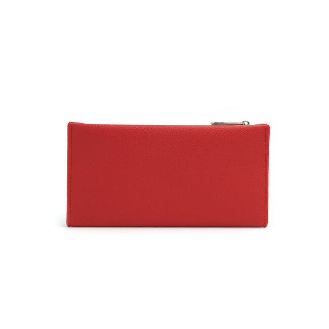 CoLab Jaime Sleek Wallet in Cherry Red