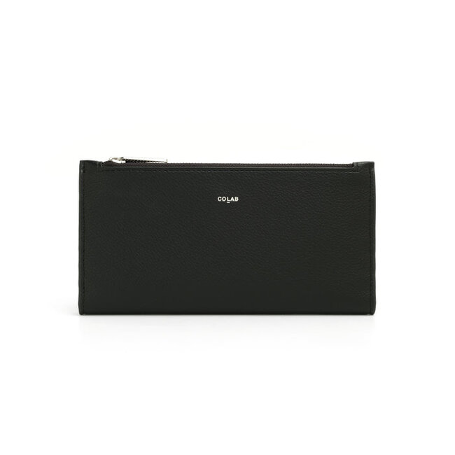 CoLab Jaime Sleek Wallet in Black