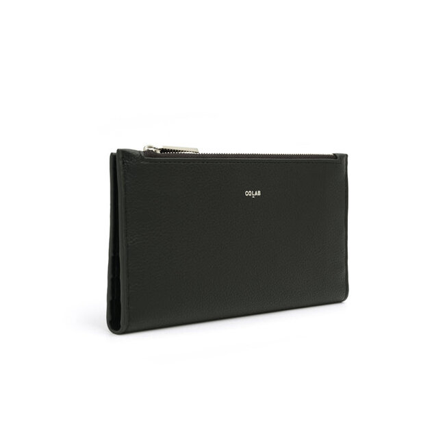 CoLab Jaime Sleek Wallet in Black