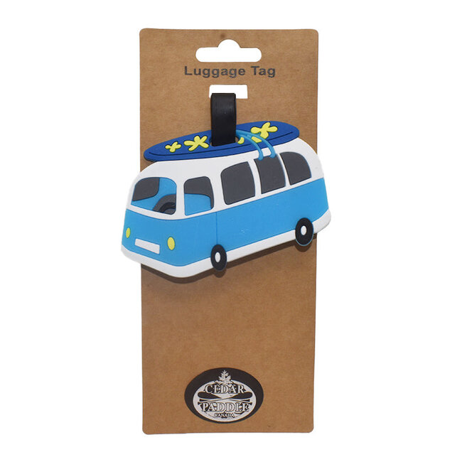 shagwear Luggage Tag  - Dark Blue Van