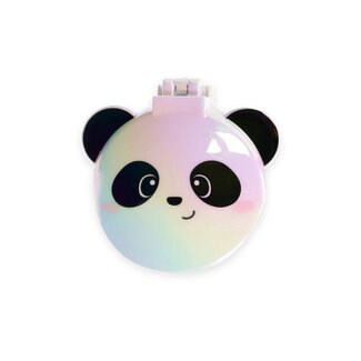 Hairbrush With Mirror - Panda