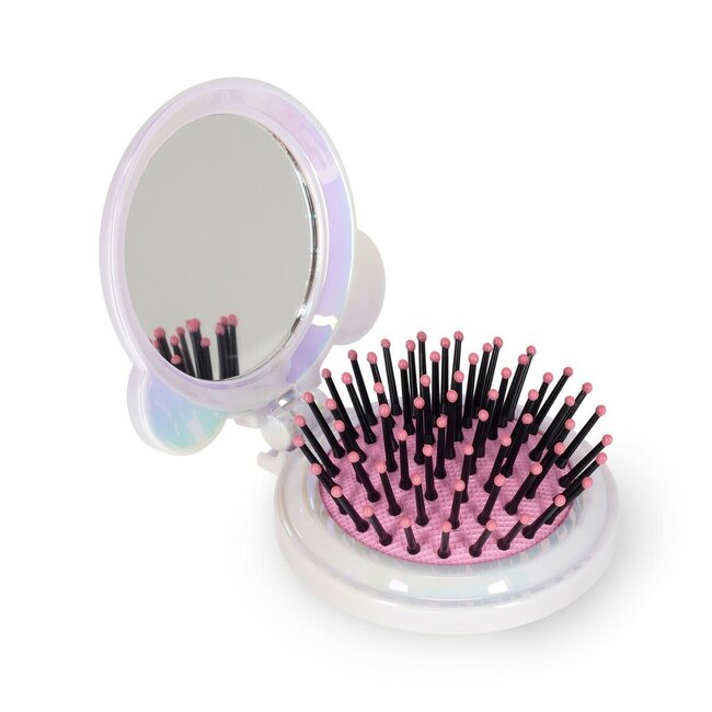 Hairbrush With Mirror - Panda