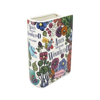 Large Book Vase - Alice in Wonderland