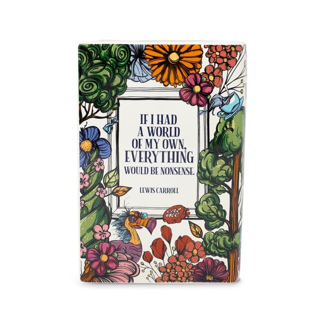 Large Book Vase - Alice in Wonderland