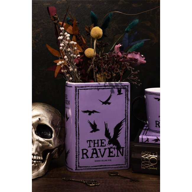 Large Book Vase - The Raven