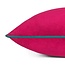 Meridian Velvet Cushion Raspberry/Teal
