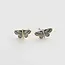Fable England Fable Deco Butterfly Blue Stud Earrings