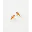 Fable England Fable Enamel Robin Earrings