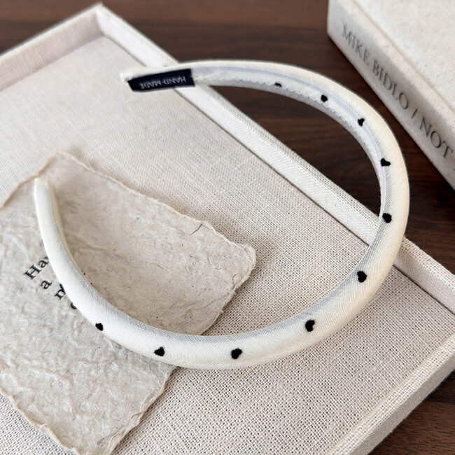 E&S Accessories Heart Print Headband (more colours)