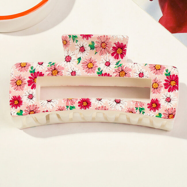E&S Accessories Floral Patterned Hair Claw (more designs)