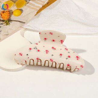 E&S Accessories Patterned Hair Claw With Cubic Zirconia (more designs)