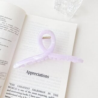 E&S Accessories Criss Cross Marbled Hair Claw (more colours)