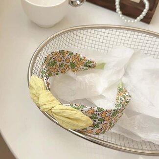 E&S Accessories Floral Headband with Bow (more colours)