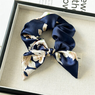 E&S Accessories Floral with Ties Scrunchies