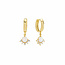 Lover’s Tempo Juno Huggie Hoop Earrings - Gold/Opal
