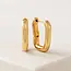 Lover’s Tempo Midi Paperclip Puff Hoop Earrings (more colours)