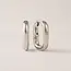 Lover’s Tempo Midi Paperclip Puff Hoop Earrings (more colours)