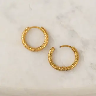 Lover’s Tempo Britt Hoop Earrings - Gold - Waterproof