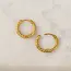 Lover’s Tempo Brit Hoop Earrings - Gold - Waterproof
