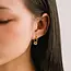 Lover’s Tempo Prism Charm Hoop Earrings - Waterproof