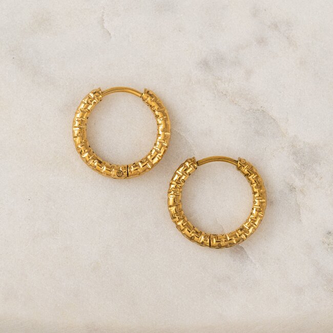 Lover’s Tempo Brit Hoop Earrings - Gold - Waterproof