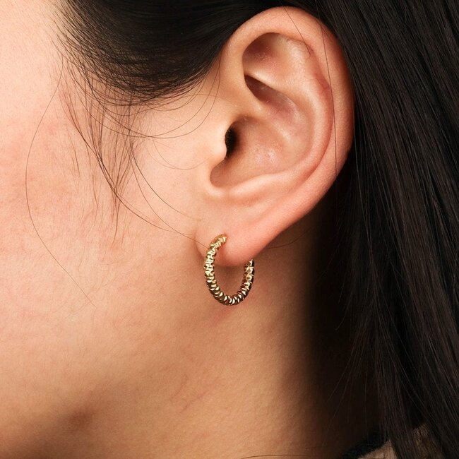 Lover’s Tempo Brit Hoop Earrings - Gold - Waterproof