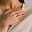 Lover’s Tempo Parallel Ring - Gold - Waterproof - Adjustable