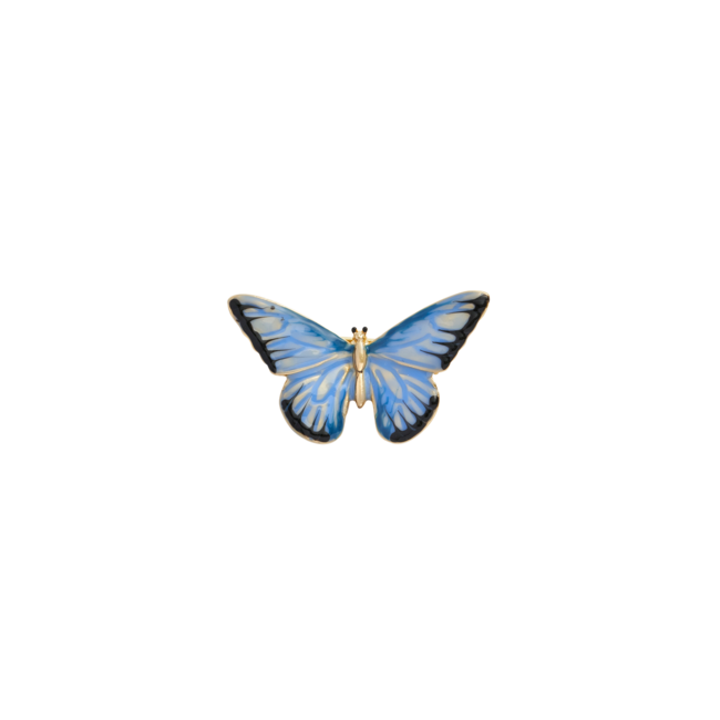 Fable England Fable Enamel Blue Butterfly Brooch