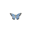 Fable England Fable Enamel Blue Butterfly Brooch