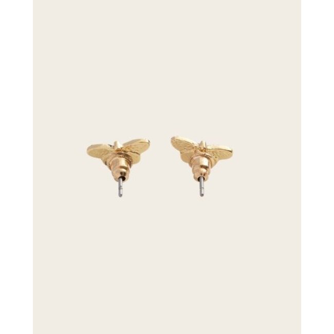 Fable England Fable Deco Butterfly Blue Stud Earrings