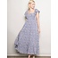 Elloh Maxi Dress with Pockets in Dusty Blue