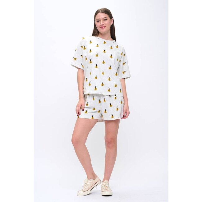 All Over Bee Relaxed Fit T-Shirt