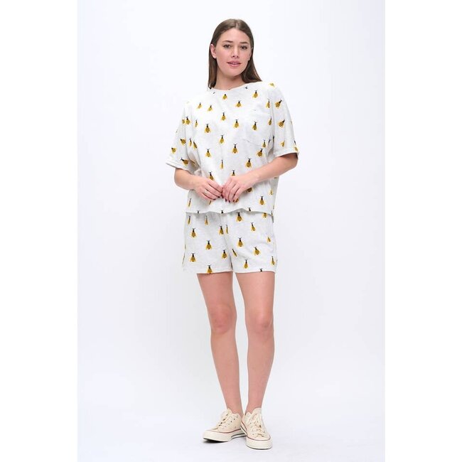 All Over Bee Relaxed Fit T-Shirt