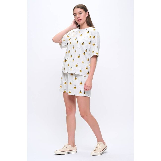 All Over Bee Relaxed Fit T-Shirt