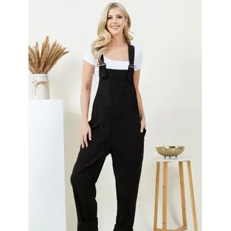 Black Corduroy Overall